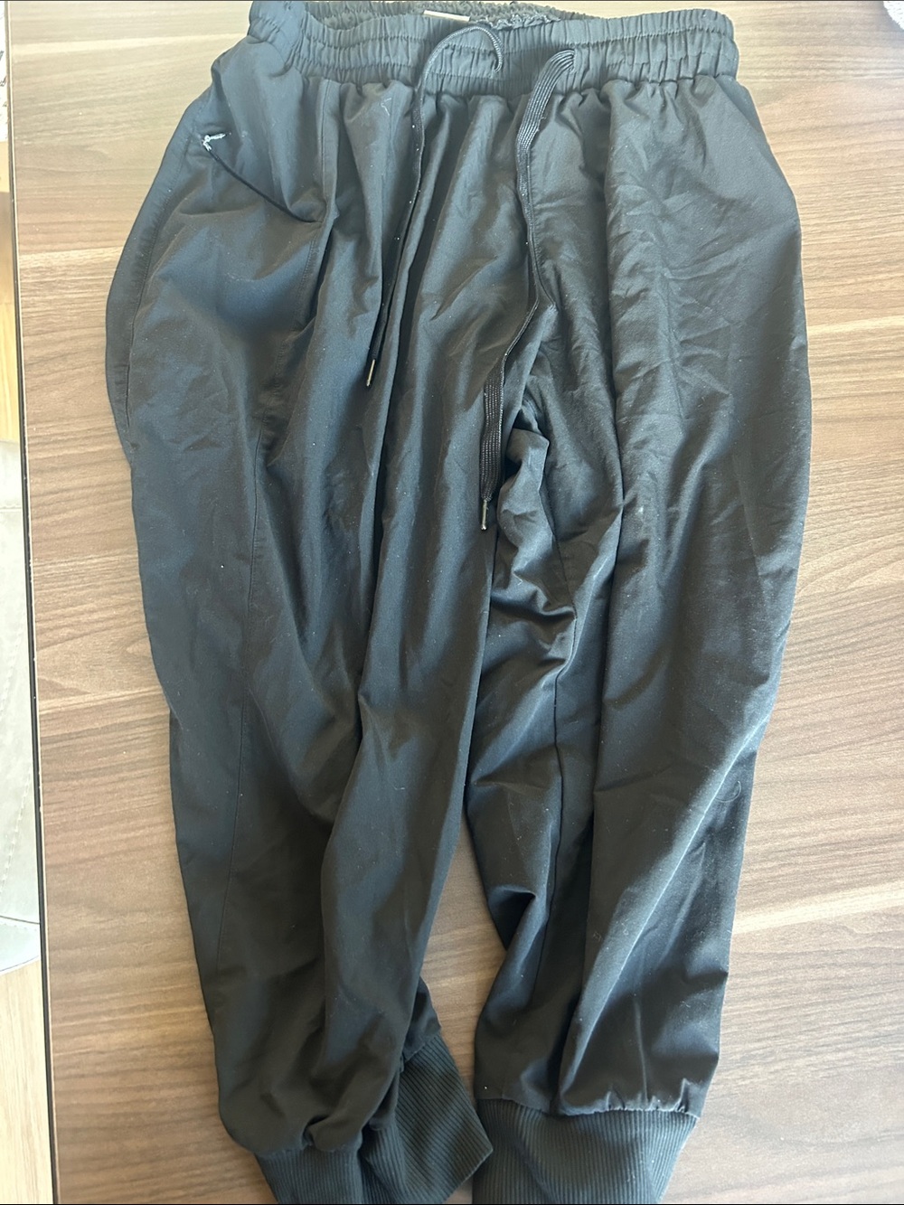 Champion Black Women's Track Joggers with Drawstring